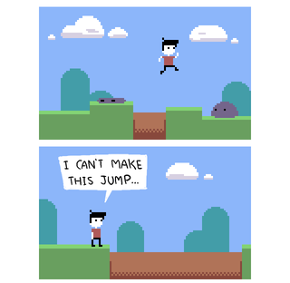 Illustration for article titled A Surprisingly Poignant Short Comic Set In A Side-Scrolling Video Game